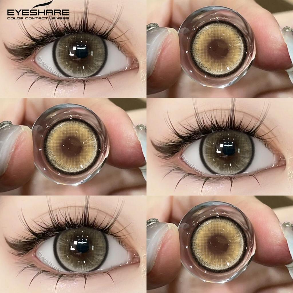 Eyeshare Contact Lenses For Eyes Doll Eye Bubble Soft Contact Lens Case Makeup Yearly Contacts