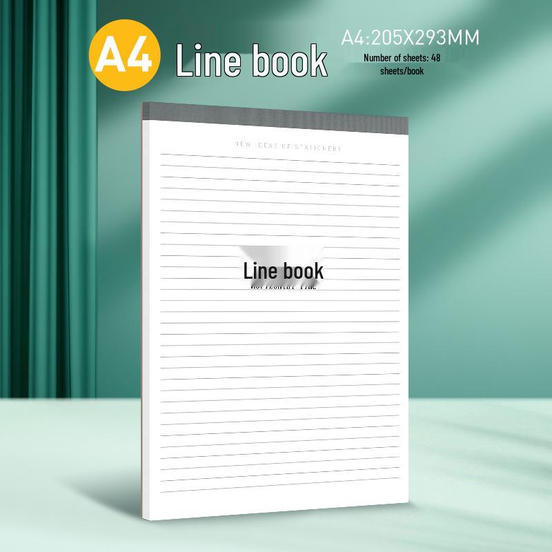 2025 Student Tear-Off Pad: B5 Blank Notebook & A4 Horizontal Line Memo Pad