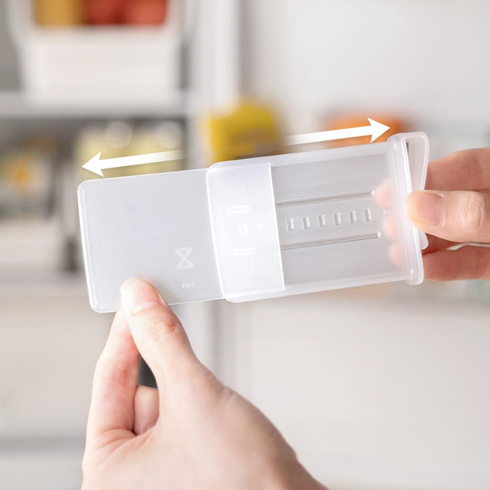 4 Transparent Refrigerator Divider Set, Retractable Refrigerator Side Door Storage Clip, Kitchen Food, Bottles, Storage Divider