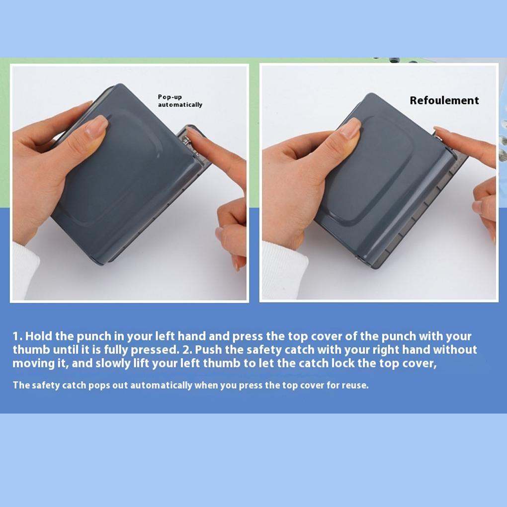 Metal Spiral Binding Machine For A4/30 Holes Portable Wire Binder Cash Binding Machines Paper Binder