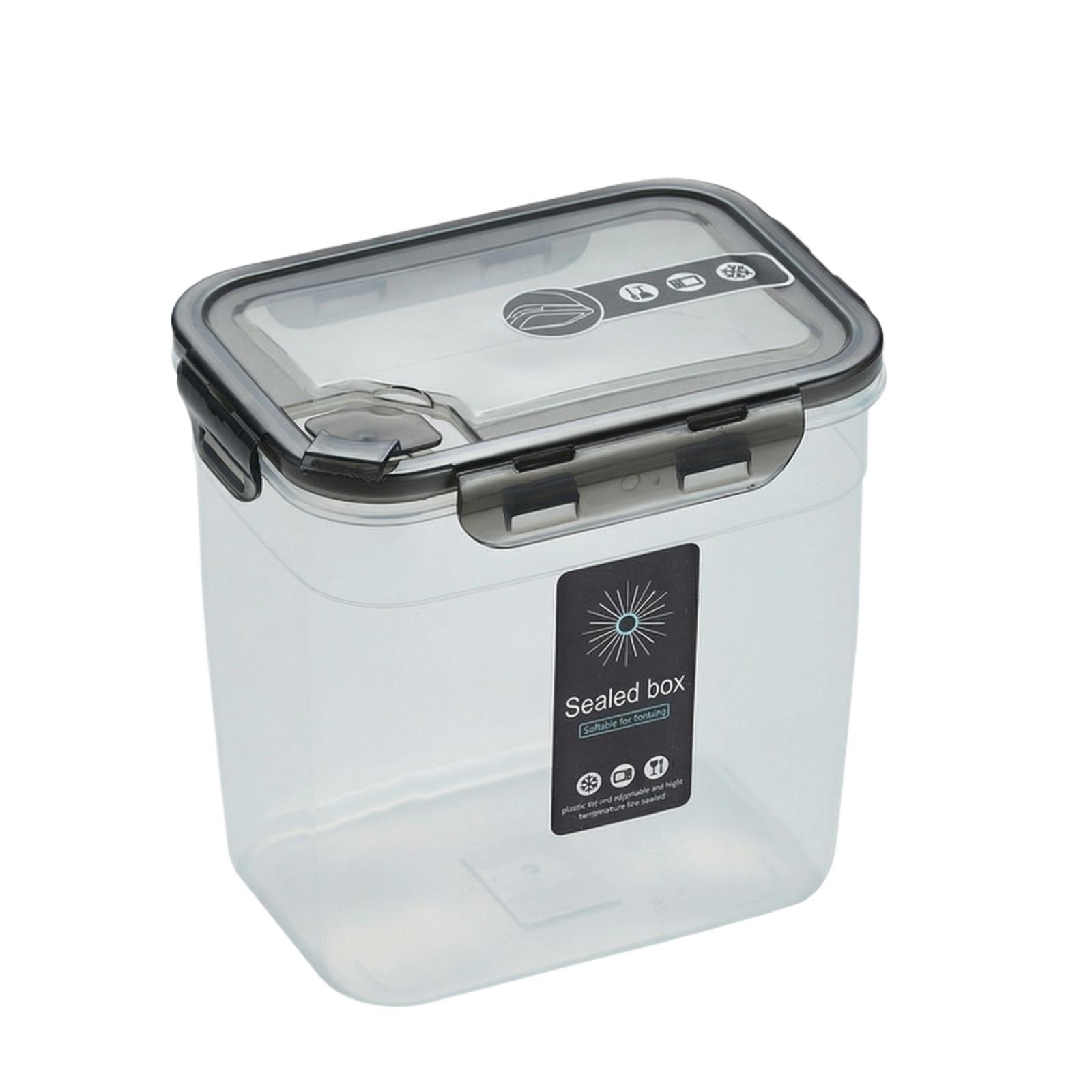 

Large Capacity Airtight Food Storage Container 2500ML Rectangular Sealable Plastic Box for Refrigerator Freezer and Kitchen Organization
