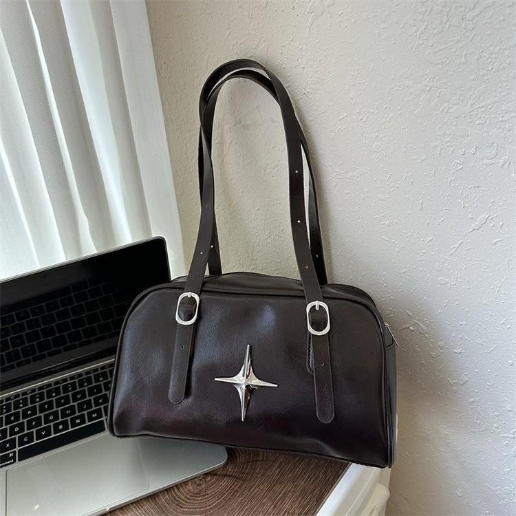 Versatile Urban Minimalist Women s Tote Bag In Elegant Black And Brown Shades кофейный