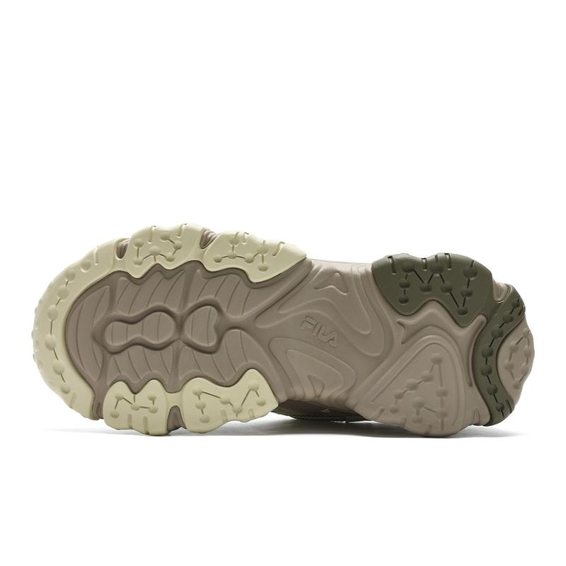 Fila Cat Paw 5th Generation Original Sneakers Retro Series Comfortable Low-Top Running Shoes Women sneakers White Gray Brown F12W442115FWG