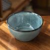 Retro Ceramic Rice Bowl Tableware High-End Sense Niche Bowl Commercial Small Bowl Restaurant Hotel Round Dessert Bowl