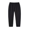 Li-Ning Solid Color Versatile Comfortable Outdoor Running Mid-Waist Tapered Knit Sports Pants Unisex Pants Black AYKV827-1