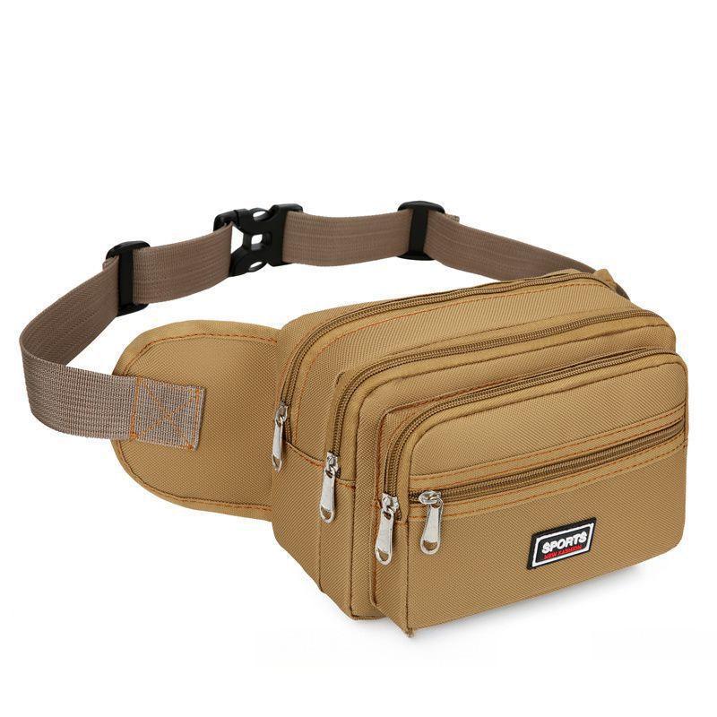

Унисекс многофункциональная поясная сумка: Водонепроницаемый и износостойкий кошелек для бега, спорта, мобильного телефона и бизнеса для уличных торговцев.