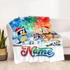 Winter Sports Celebration Customize Text Blanket Throw Customizable Blanket Warmthful Decor for Chair Nap Bed Office Chair Ideal for All Seasons