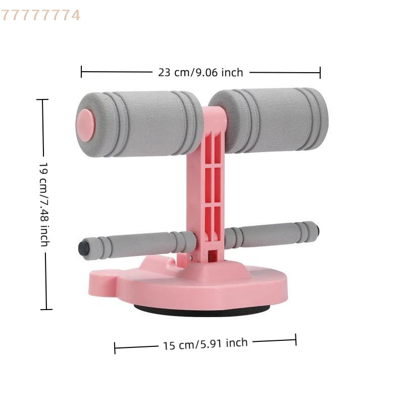 Sprzęt do ćwiczeń brzuszków z podwójną przyssawką, stabilny trenażer mięśni brzucha z linką do ćwiczeń do domowej siłowni, pomocnik wzmacniający mięśnie tułowia