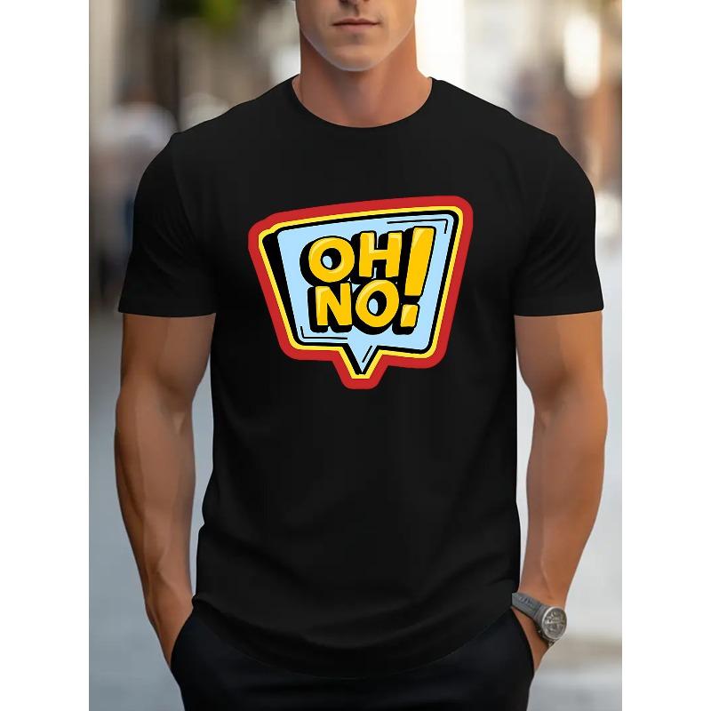 

Летняя мужская модная футболка с принтом, короткий рукав, оверсайз, крутая, повседневная S чёрный