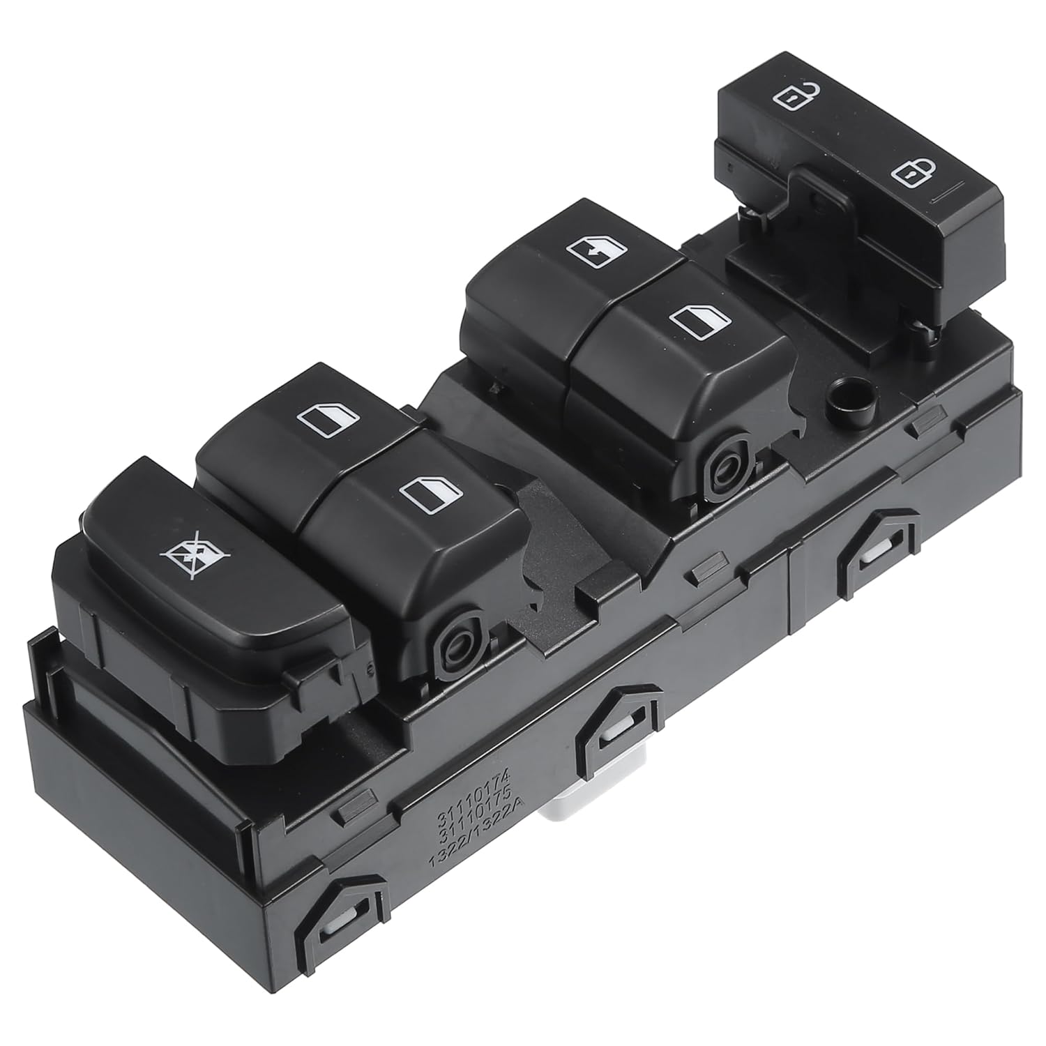 

ACROPIX Front Left Driver Side Master Power Window Switch Fit for Kia Forte 2019-2023 No.93571-M6100 - Pack of 1 Black