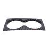 Water Cup Holder Panel Cover Trim Black Carbon Fiber Style Waterproofing Replacement for Mazda 3 2020