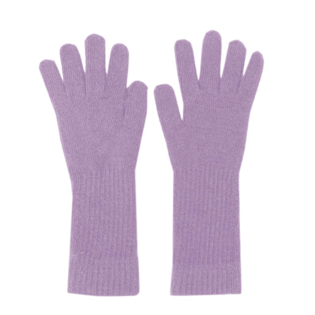 Comfortable Long Cuffs Gloves Stretchy Wrist Coverage Comfort Outdoor Activity Breathable Winter Gloves