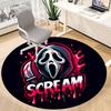 1pc Scream MaskChair Carpet for Office, Non-slip, Soft and Durable Office Rug for Interior Decoration, Perfect for Office yy250925076