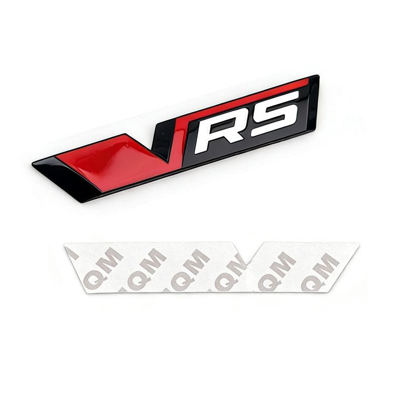 CXUX8 Car 3D Metal Logo Grill Trunk Emblem Badge Sticker Decals For Skoda VRS Octavia 1 2 3 5 Fabia Rapid Superb Kodiaq KAROQ 4x4 YETI
