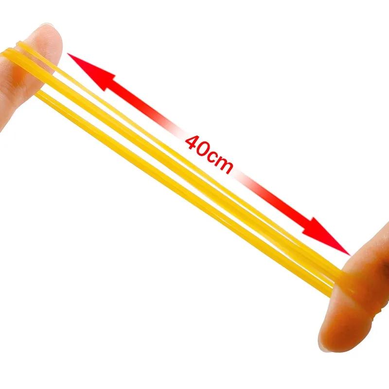 40mm High Quality Rubber Rings Yellow Rubber Bands Strong Elastic Band Stationery Holder Loops Storager Home School Office Tools