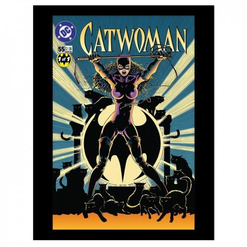 Batman Comic Cover Catwoman Print