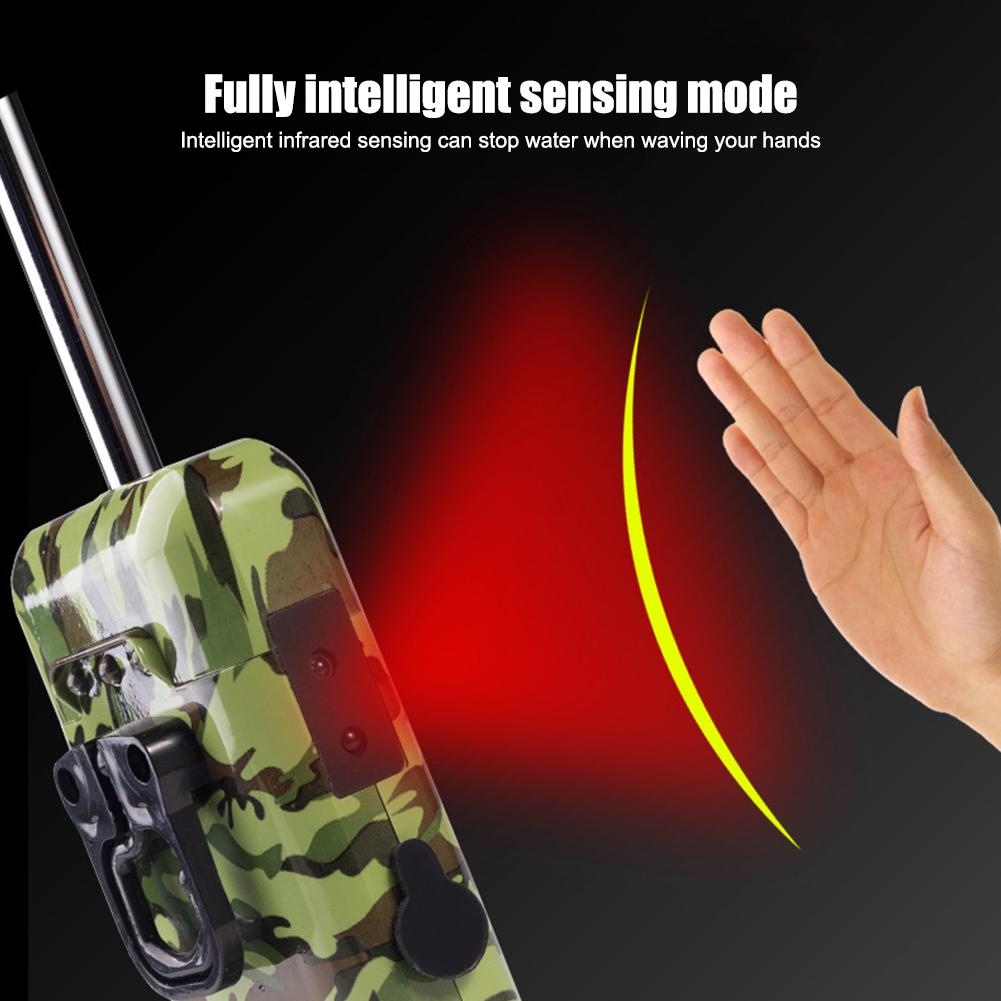 Oxygenation Air Pump Portable Fishing Submersible Pump Intelligent Sensor Energy Saving LED Light for Outdoor Accessories