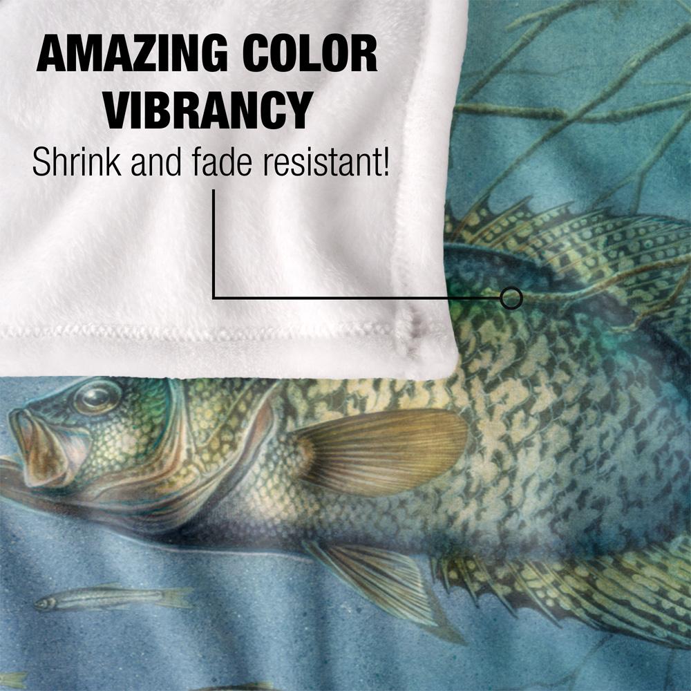 JQ Licensing Silky Crappie Fiske Supersoft Teppe