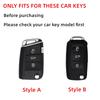 Metal Car Remote Key Cover Case Holder Shell Protector Fob, For Vw Volkswagen T-Roc Golf 7 Polo Tiguan T-Cross Jetta Eos Beetle