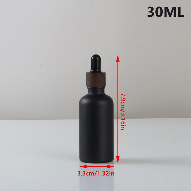 1PC 5-100ml Dropper Bottles With Scale Reagent Eye Drop Amber Glass Aromatherapy Liquid Pipette Bottle Refillable Bottles Travel