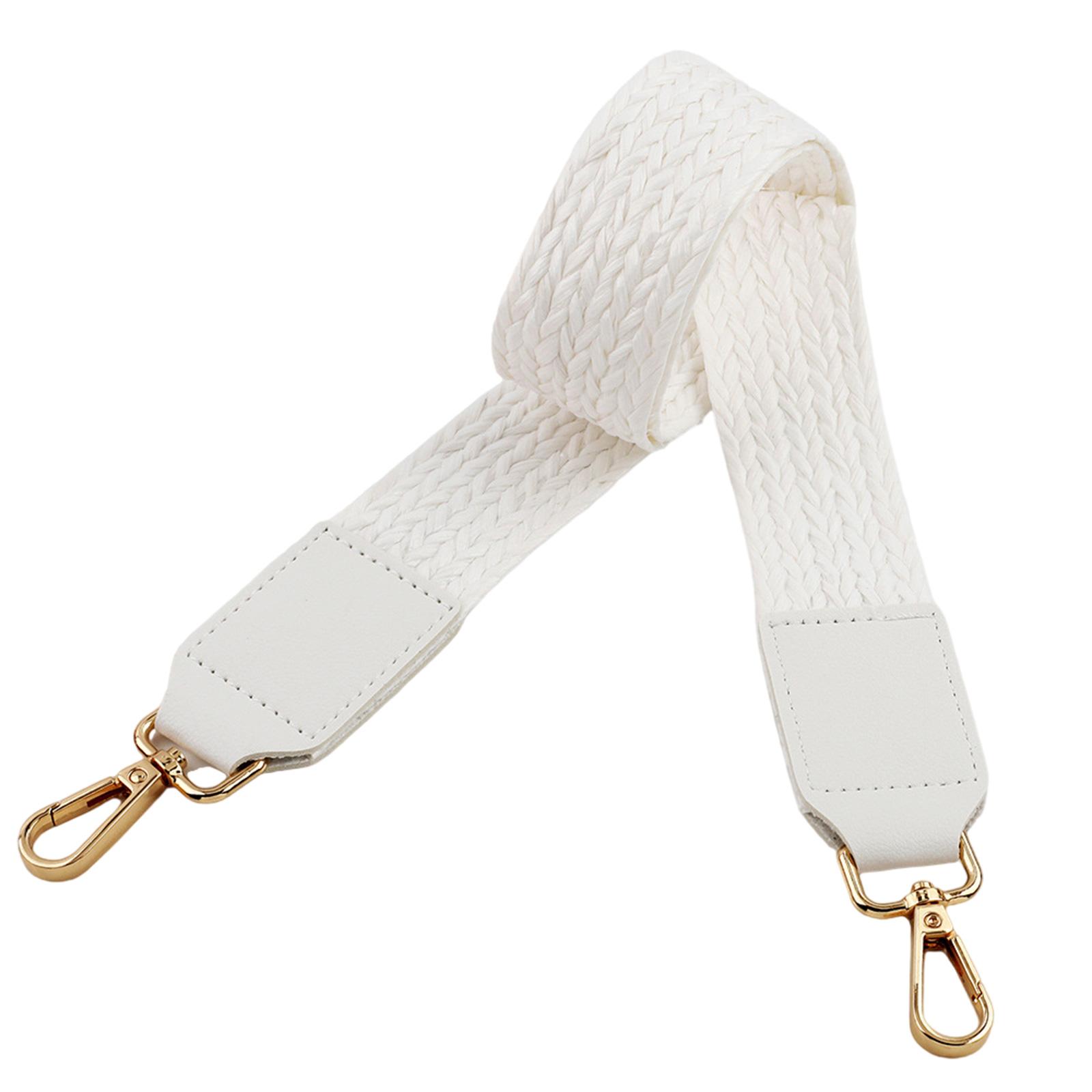 

Сменный ремень для сумки через плечо, широкий плечевой ремень, ремень для сумки из искусственной кожи, ремень для сумки, однотонный сменный ремень белый