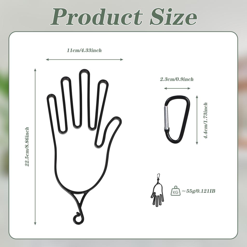 Golf Glove Mold and Drying Rack - Plastic Golf Glove Holder Used for Drying and Storage Essential Tool for Golfers 5