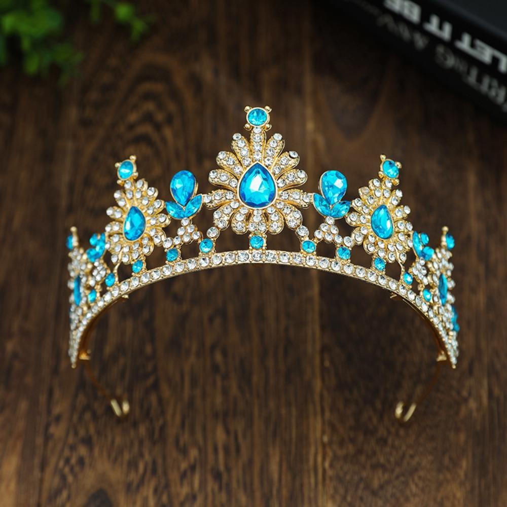 

Стразы Свадебная Корона Многоцветная Королева Принцесса Тиара Барокко Конкурсная Корона Вечеринка по случаю Дня рождения Style4