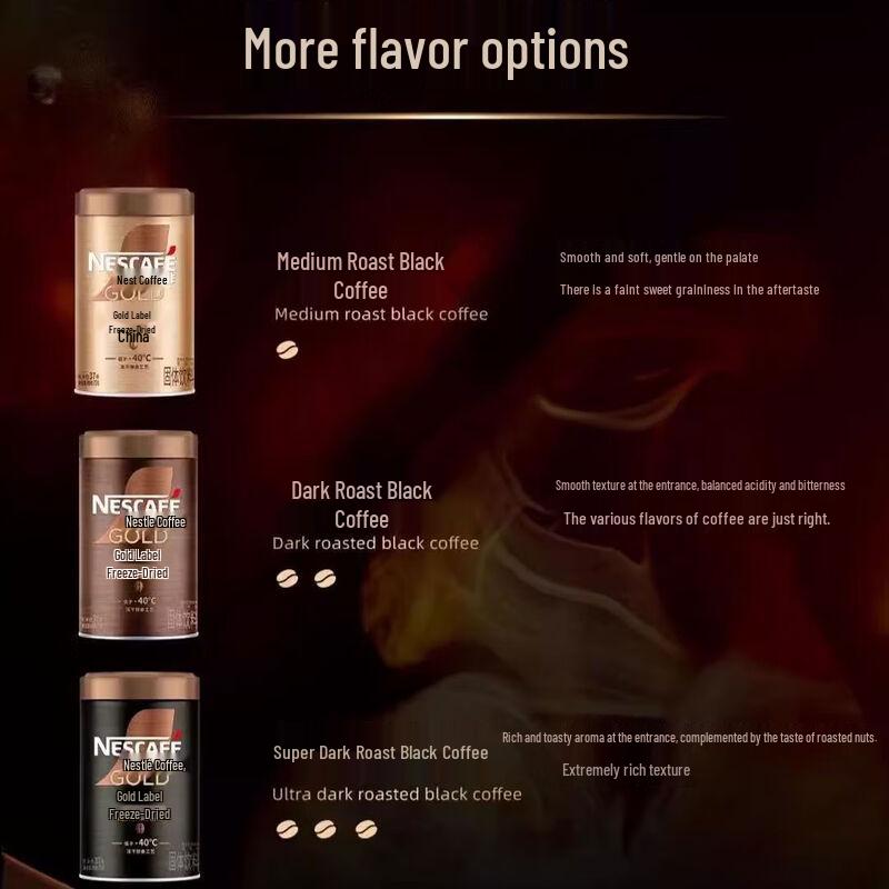 Nestle Gold Label Freeze-Dried Black Coffee