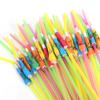 10-100pcs Tropical Umbrella Straws Mix Color Disposable Plastic Drinking Straw For Cocktail Juice Hawaii Beach Party Decoration