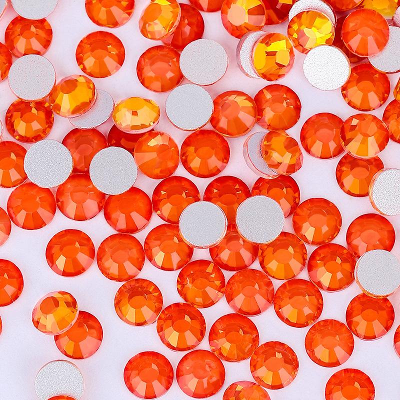 

Flicker Series Pujiang Crystal Rhinestone Glass Flat Bottom Diamond Clothing Accessories Diy Stud Earrings Bag Sticker Drill SS6-2.0-2 1mm1440pcs