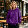 Felpa con cappuccio da donna a vestibilità larga con, Felpa sportiva colorata per sport e abbigliamento casual