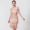 Rochie cu franjuri și paiete Rochie Latină pentru Femei Rochie de Bal Rochie de Scenă Fustă Mare