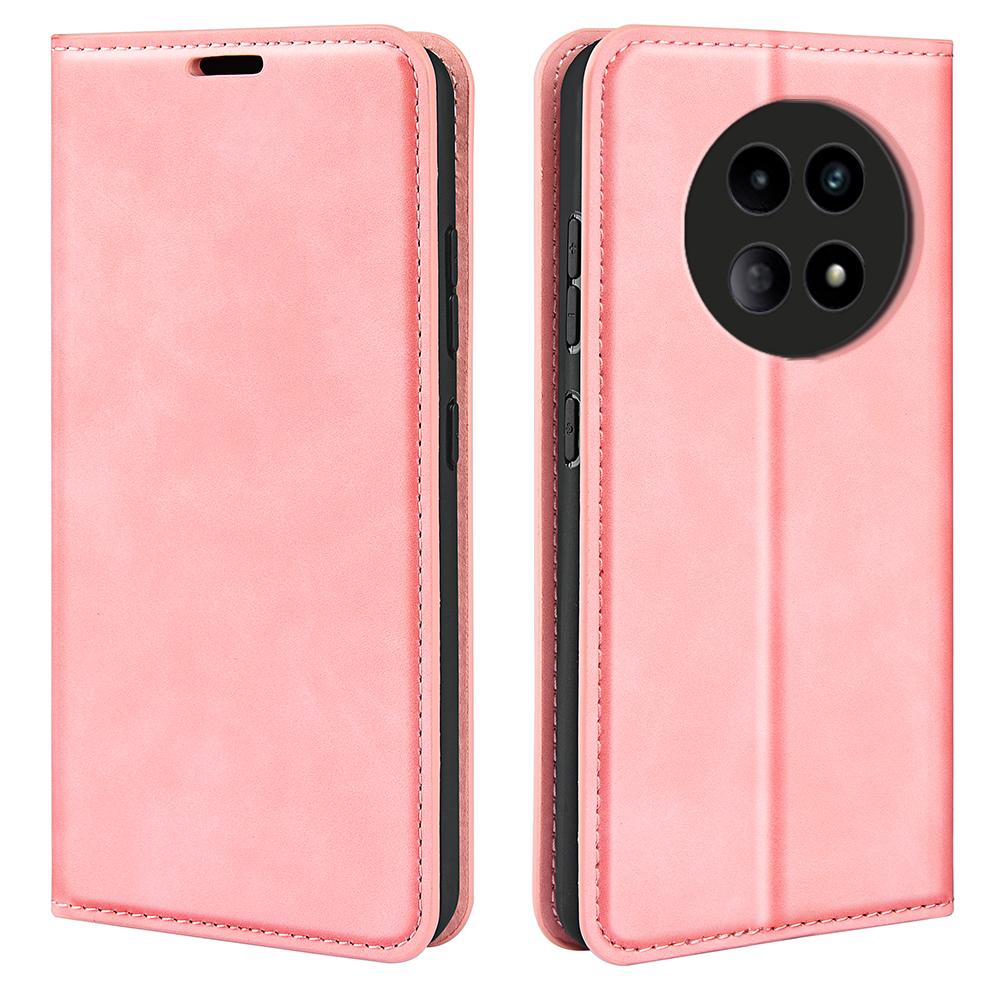 For Realme 12 5G Case Drop-resistant PU Leather Wallet Skin Touch Phone Shell