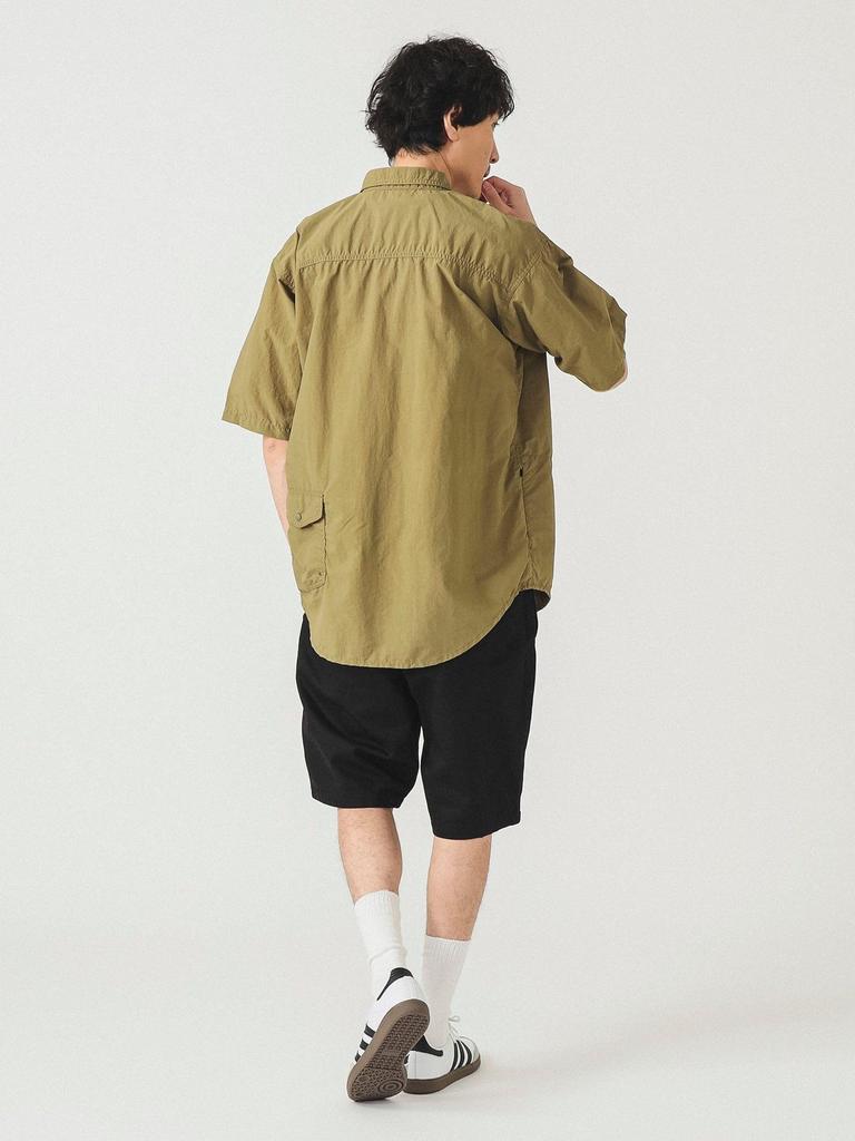 Beams Men's Basic Chino Shorts, Black, Medium