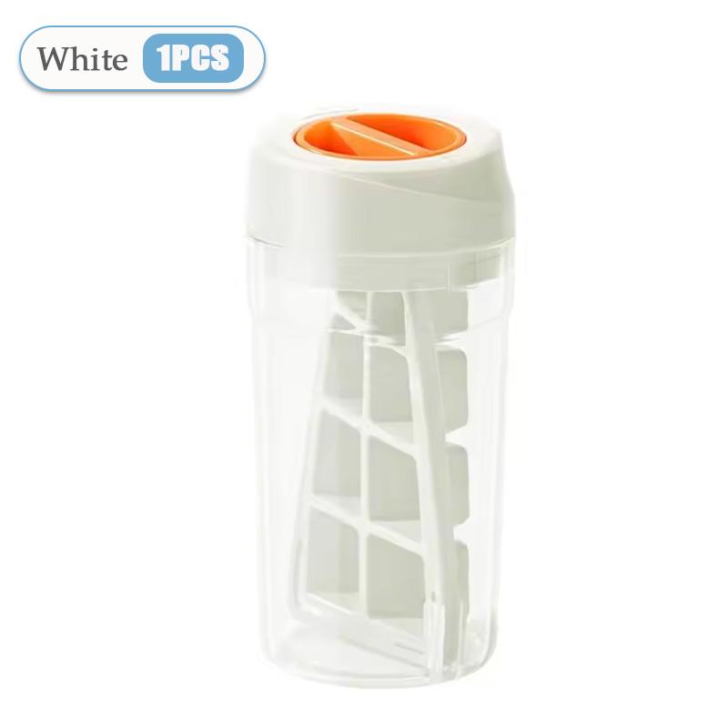 1-8PCS Twist Ice Mold Food-grade 2-in-1 Ice-make Pressing Mould Ice Drink Bottle Silicone Ice Cube Tray Outdoor Beverage Cup