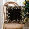 Festive Snowflake & Tree Pillowcasesuitable For Sofa Car Bedroom Decorative Cushion Cover Pillow Cover