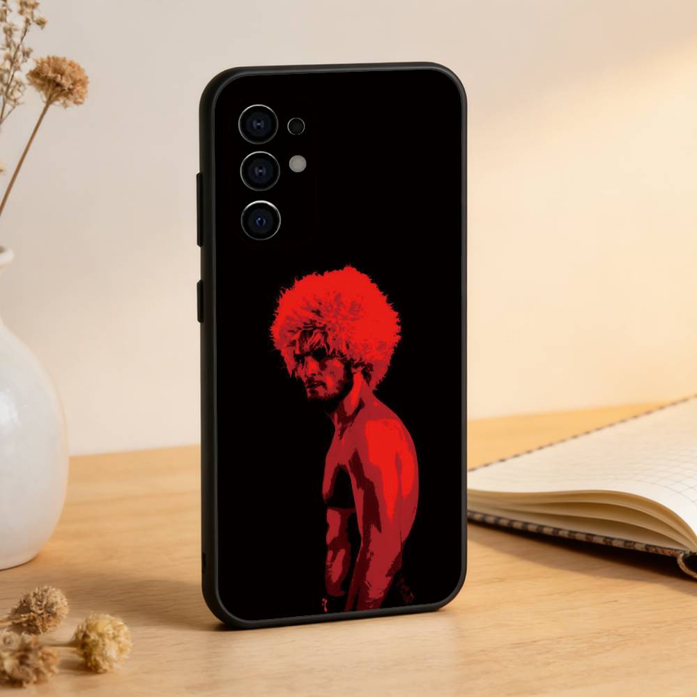 Champion Boxing K-Khabib Phone Case For Samsung S25,S24,S21,S22,S23,S30,Ultra,S20,Plus,Fe,Lite,Note,10,Black Cover
