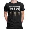 Nine Inch Nails NIN Men's T Shirts Fashion Tee Shirt Short Sleeve Round Neck T-Shirt 100% Cotton Birthday Gift Clothes