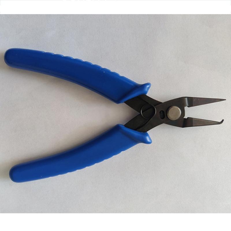 4 Pieces Beading Pliers Kit Jewelry Bead Crimping Pliers Flush Cutter Essential Tool for DIY Project and Jewelry Making