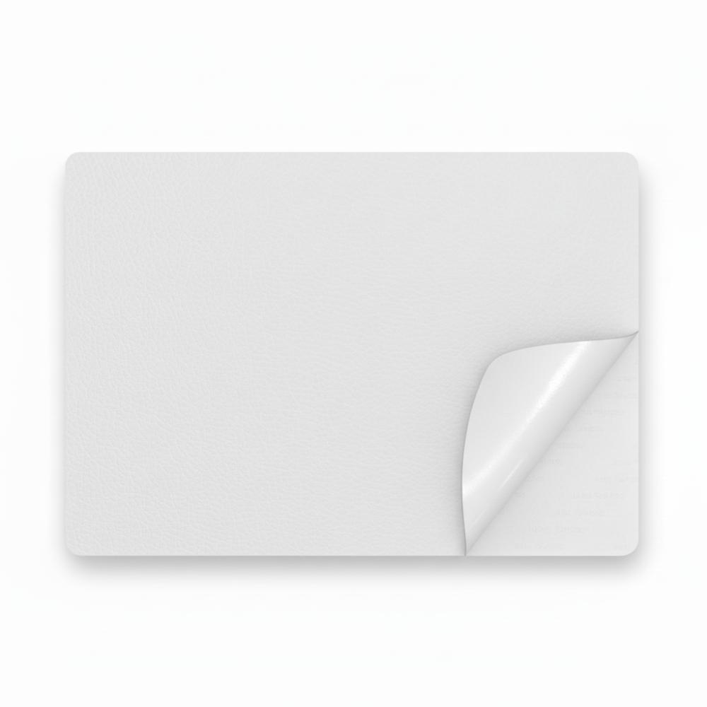 

Self Adhesive Leather Repair Patch Matte Wear-Resistant Furniture Repair Tape UV Resistant Durable Couches Repair Kit 30x20cm білий