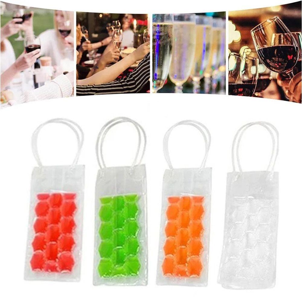 Insulated Beer Iced Tote Bag PVC Drink Bottle Cooler Gift Bag Red Wine Handbag  Outdoor