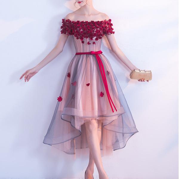 

Женское платье на одно плечо с блестками, вечернее бальное платье для выпускного вечера, свадебного банкета L ярко-розовый