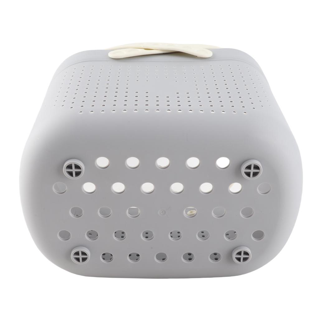Portable Shower Basket with Ventilation Holes Large Capacity Plastic Portable Storage Basket with Handles for Bathroom