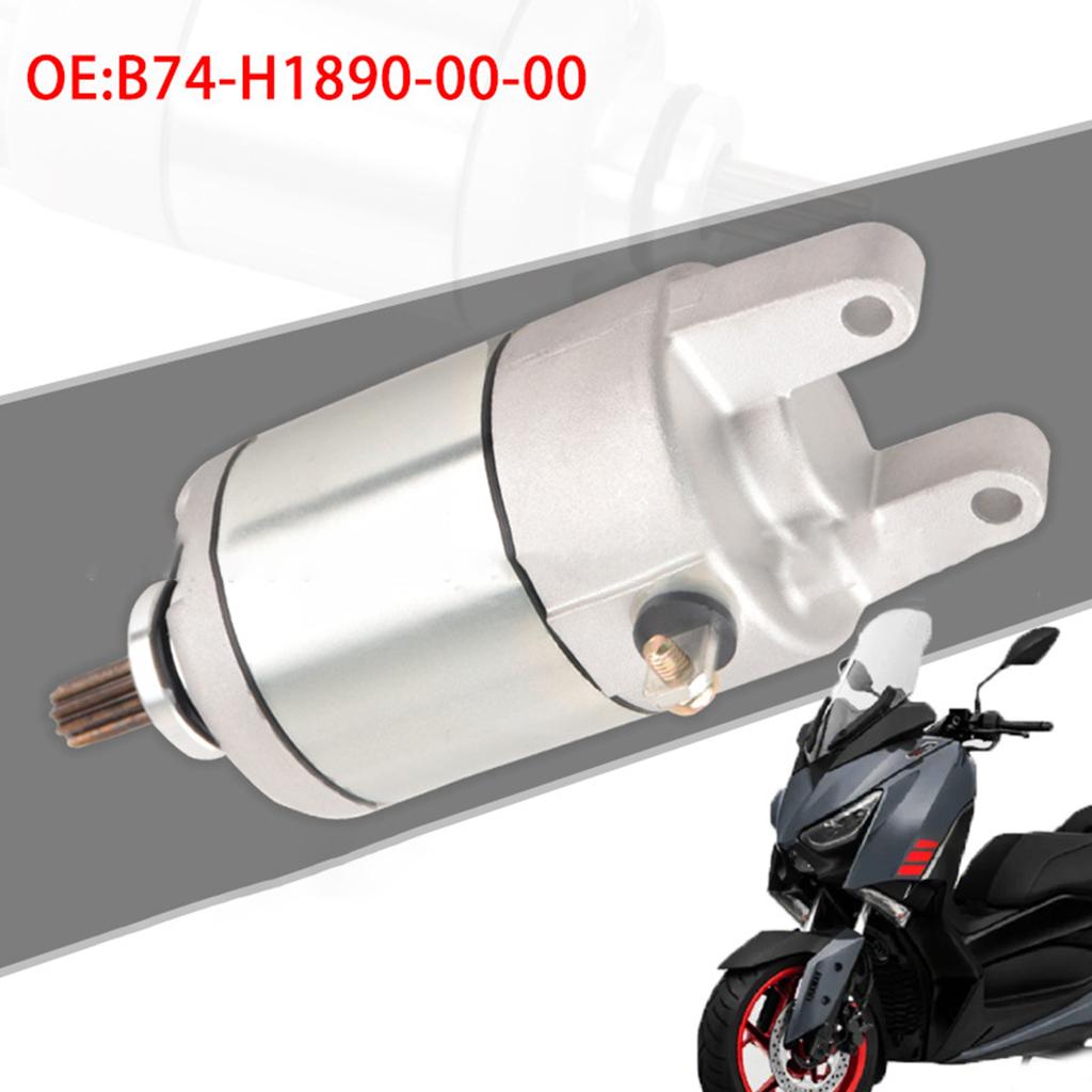 Upgraded Starter Replacement Starter Motorcycle Engine Starter Motor Assembly Suitable for XMAX250 300 B74-H1890-00-00