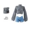 Fashion Doll Knitted Sweaters Pants Dress Up Clothes for 1/6 BJD 28~30cm Dolls Kids Toys