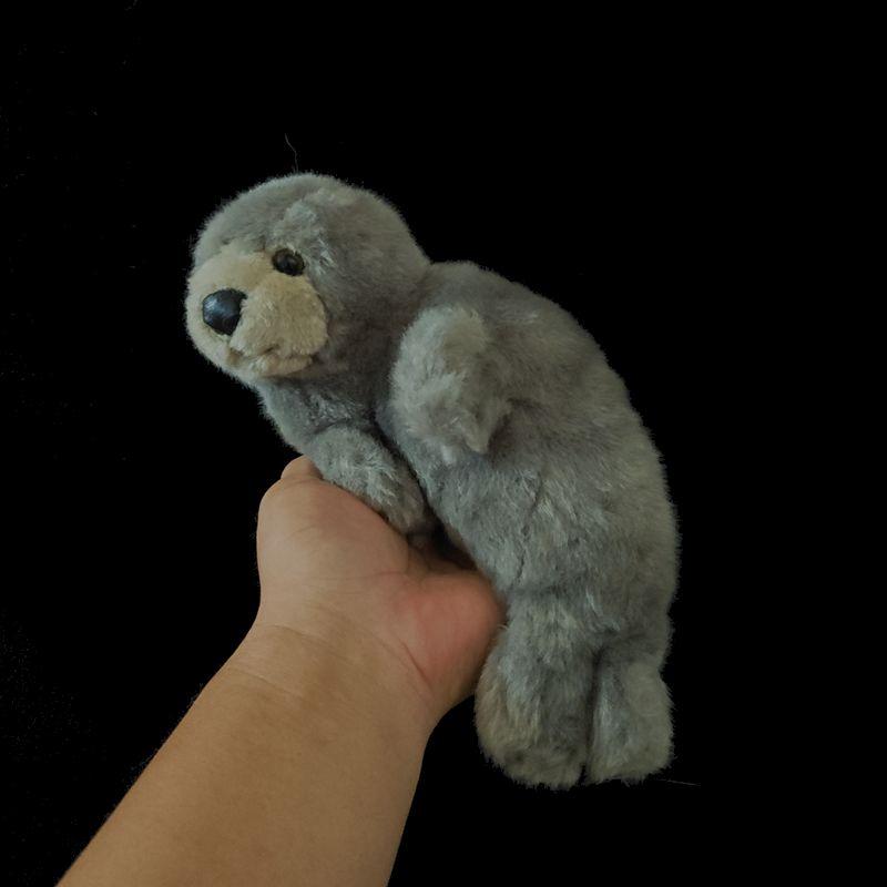 L22Cm Realistic Seal Plush Toy Plush Seal Doll Cloth Doll Early Learning Prop Kids Girl Birthday Gift