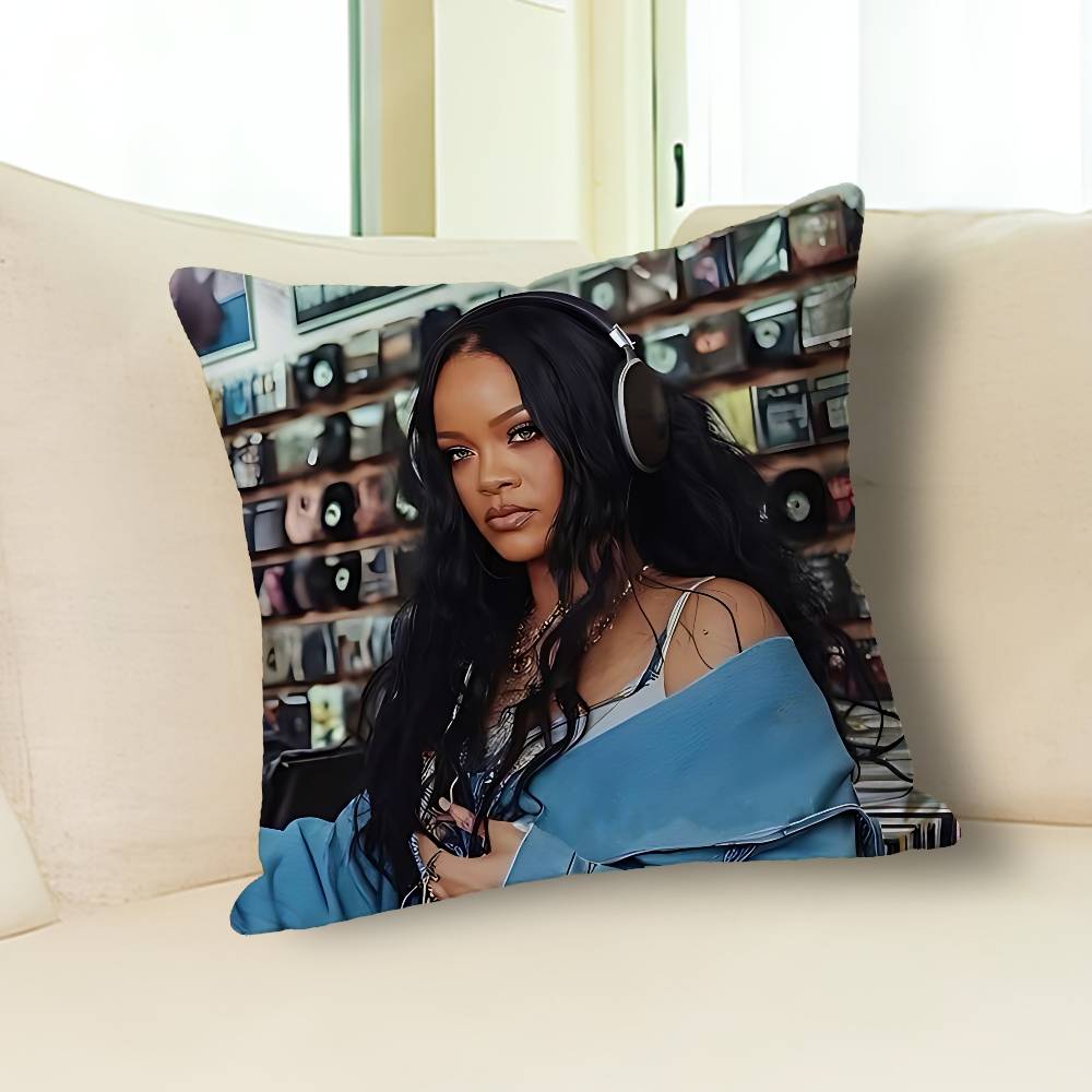 

Горячая певица R-Rihannas-S Разные размеры Квадратная наволочка Для автомобиля Дома Спальни Декор На заказ Подарок на День святого Валентина 30cmx30cm
