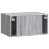 Wall Mounted TV Cabinet Grey Sonoma 59.5 x 41 x 30 cm