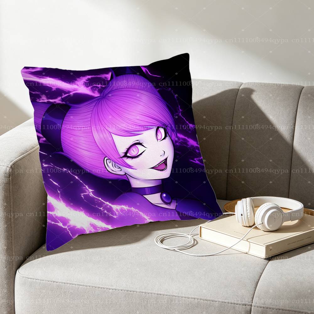 Jinx TTeen Titans Throw Pillow Cover Home Decor Art Decor Pillowcase Cushion Cover for Bed Sofa Living Room Indoor and Outdoor