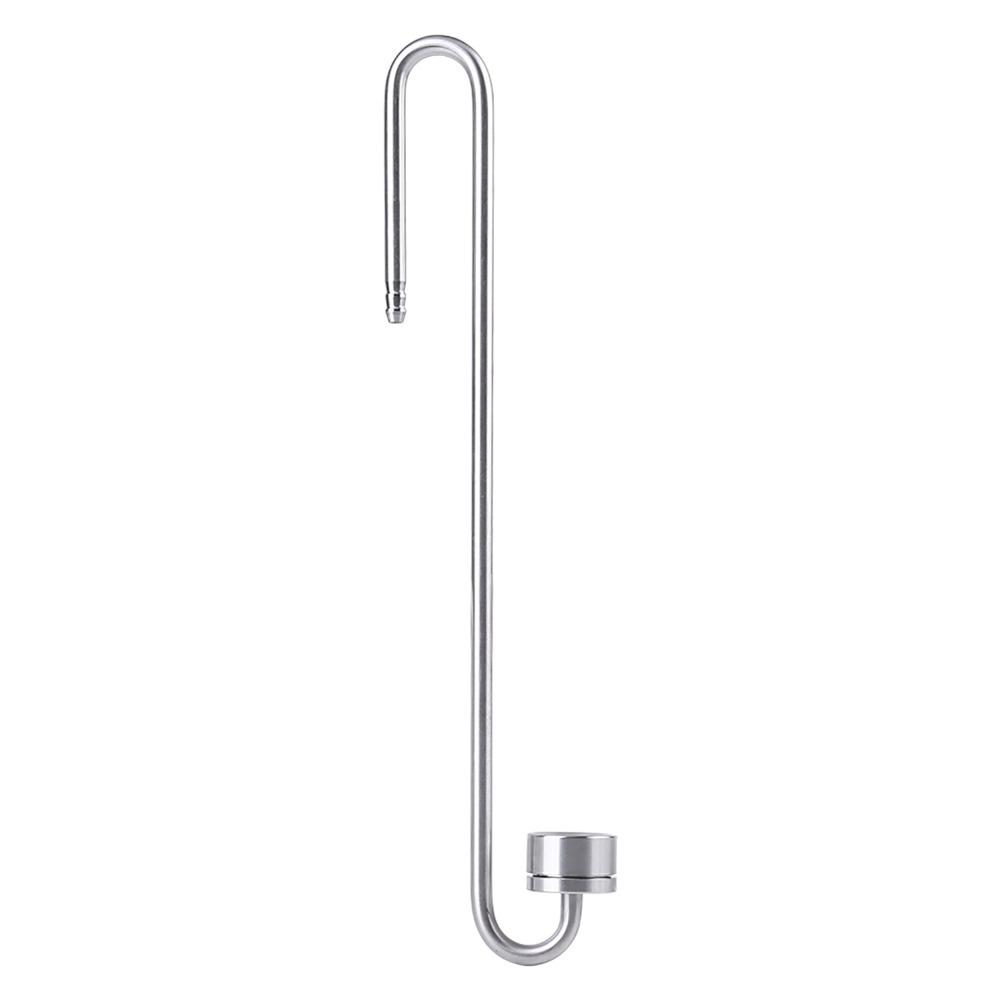 Прочный диффузор CO2 из нержавеющей стали, U-образная соединительная трубка, 2 типа, распылитель CO2, серебристый диффузор углекислого газа, аквариумные растения